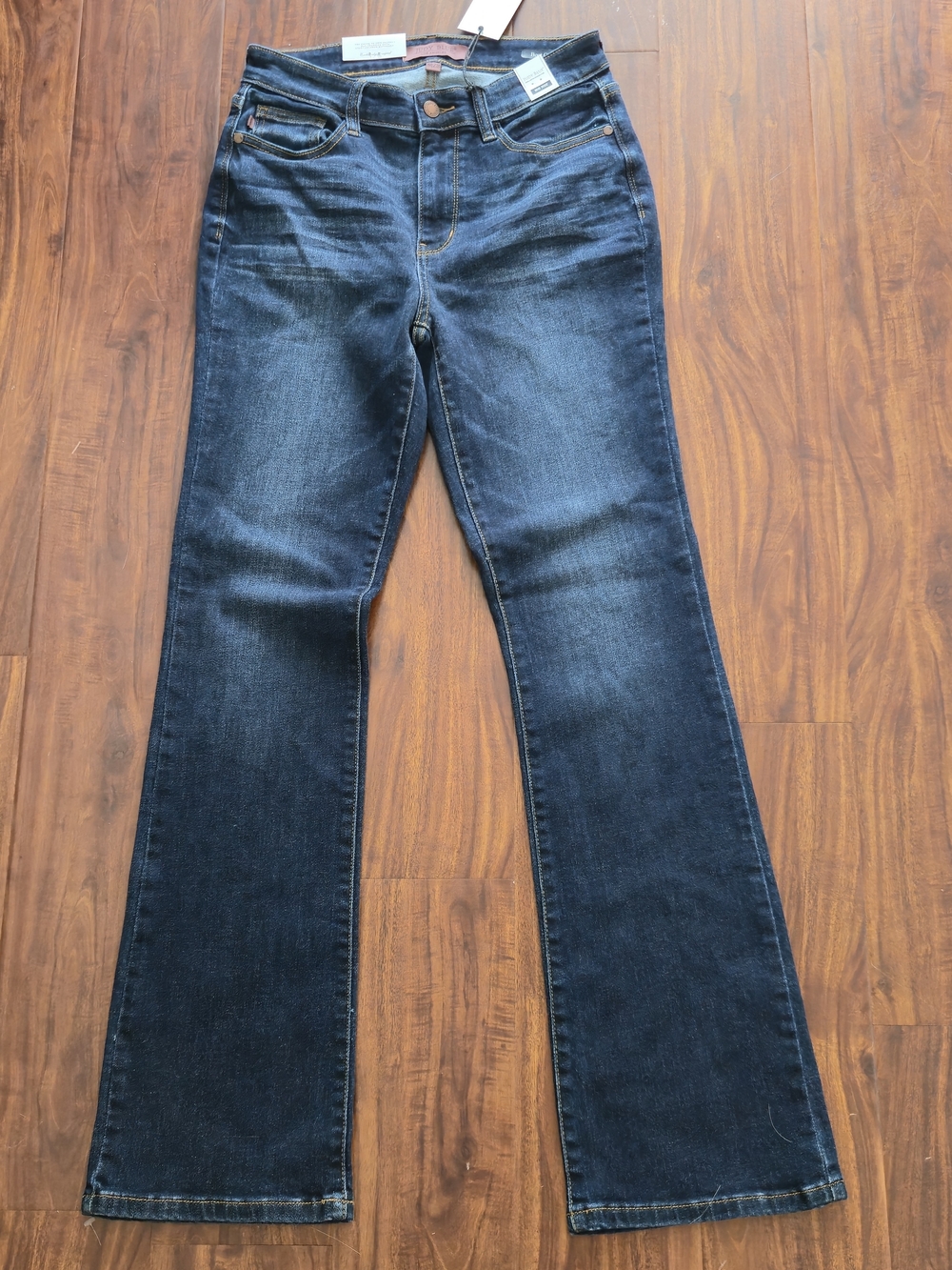 Judy Blue Mid Rise Bootcut Jeans Size 9/29 Dark Wash NWT